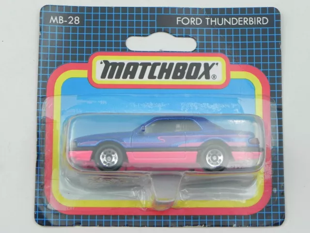 Matchbox Superfast MB28 Ford Thunderbird Blisterpack