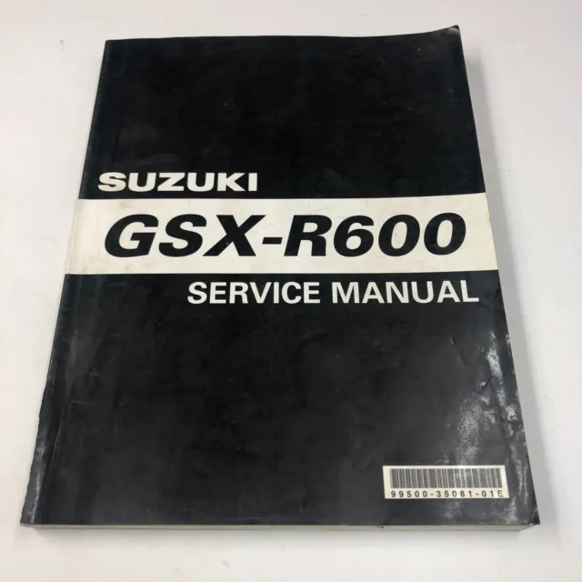 Suzuki GSX-R600 Service Manual Repair Book OEM