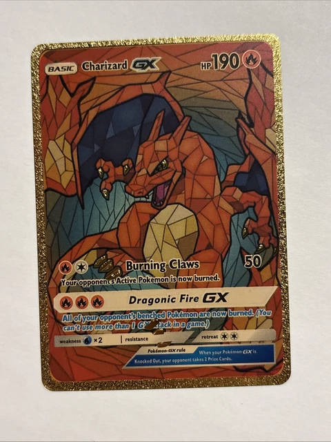POKEMON CHARIZARD GX RAINBOW GOLD FOIL Custom Fan Full Art Card + BONUS $4.95 - PicClick CA POKEMON CHARIZARD GX RAINBOW GOLD FOIL Custom Fan Full Art Card + BONUS $4.95 - PicClick CA