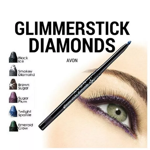 LIGNEUR YEUX AVON Glimmerstick Diamonds eyeliner crayon AU CHOIX