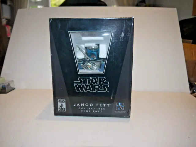 Star Wars Jango Fett Gentle Giant Collectible  Mini Bust mint boxed 7847/9000