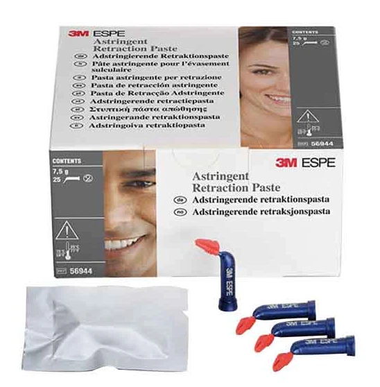 Capsules de pâte de rétraction gingivale astringente 3M ESPE 25 pqt 56941