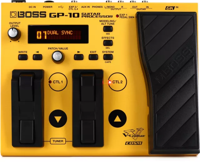 Boss GP-10 Guitar Processor with GK-3 Pickup (2-pack) Bundle