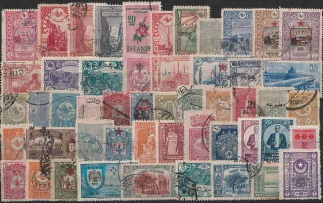 Osmanisches Reich / Türkei, Lot alte Briefmarken (WO0907), gestempelt