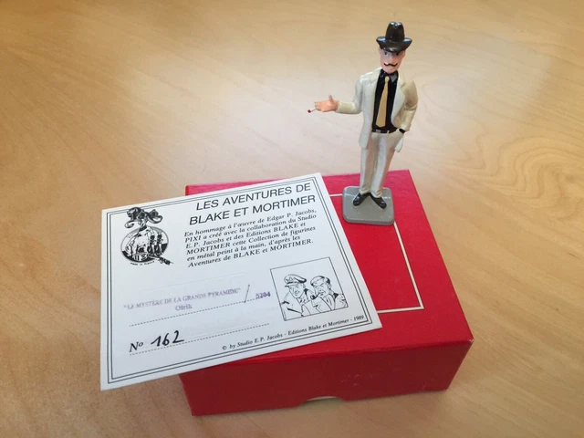 Blake et mortimer - la marque jaune - leblon delienne - figurine tintin