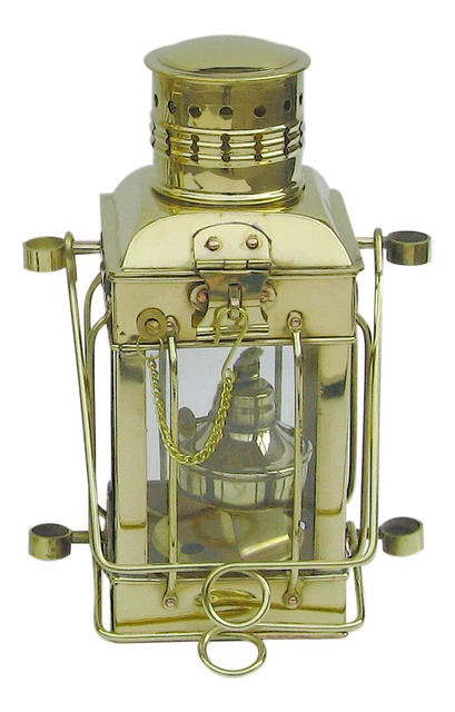 Cargo-Lampe mit Petroleumbrenner Schiffslampen Messing Sea4You maritime Deko