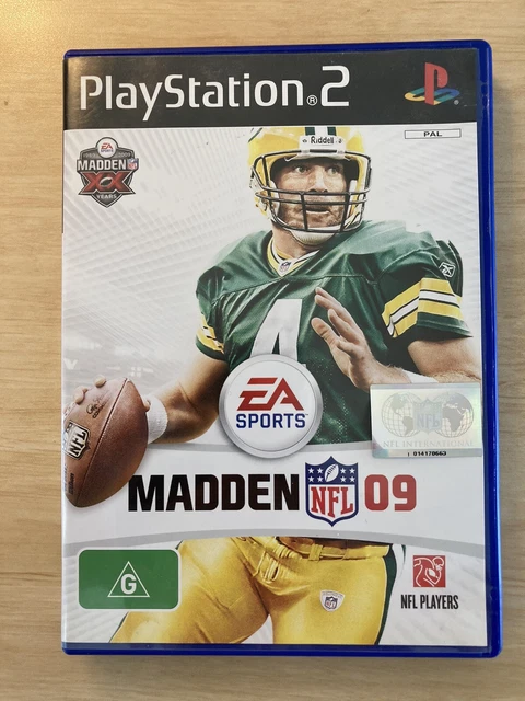 Madden 09 NFL Playstation 2 Game EA Sports PAL