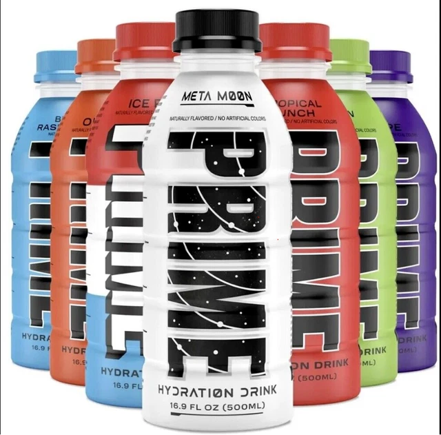PRIME HYDRATION ENERGY Drink BLUE RASPBERRY TROPICAL 500ml KSI/Logan