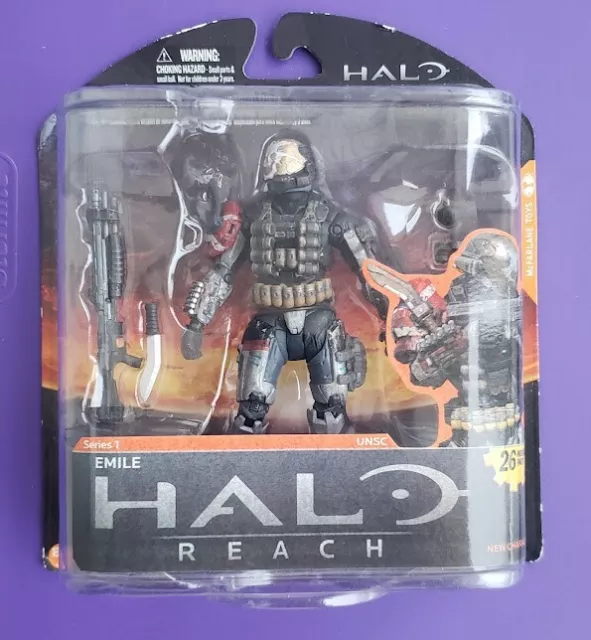 MCFARLANE TOYS HALO Reach Emile 5” Action Figure Series 1 NEW ..from ...