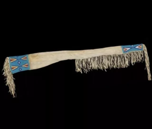 Gun Sleeve Rifle Sleeve With Fringes & Beads | 30" - 60" | Native American |S30