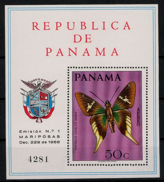 Panama; 50 C. Schmetterlinge 1968 **  (17,-)