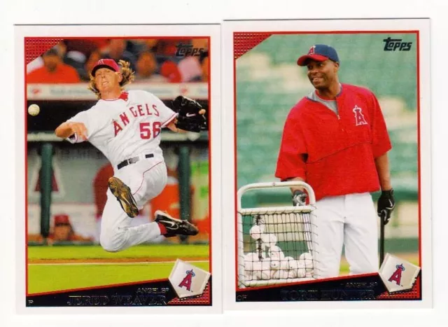 2009 Topps Baseball MLB cards - Pick your Team Set with Updates