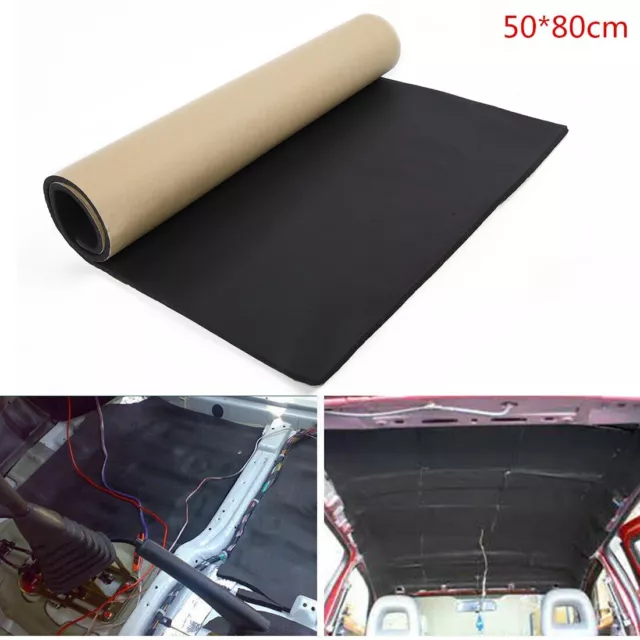 1pc Car Auto Audio Stereo Sound Acoustic Noise Absorbing Dampening Mat 50cm*80cm