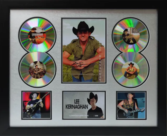 Lee Kernaghan Signed Limited Edition Framed Memorabilia (s)