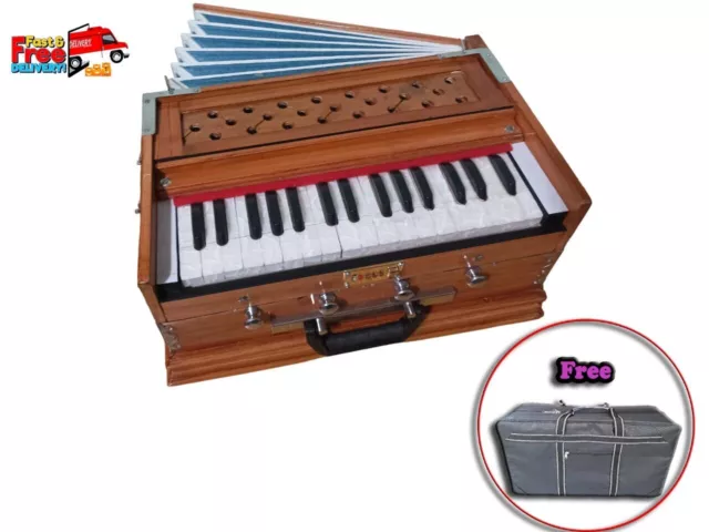 Harmonium 4 Stopper Double Bellow 32 Key Musical Instrument High Class Sound
