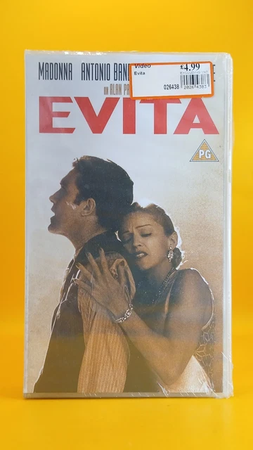 EVITA ( VHS , 1996 ) - Brand New Factory Sealed - £7.24 - PicClick UK