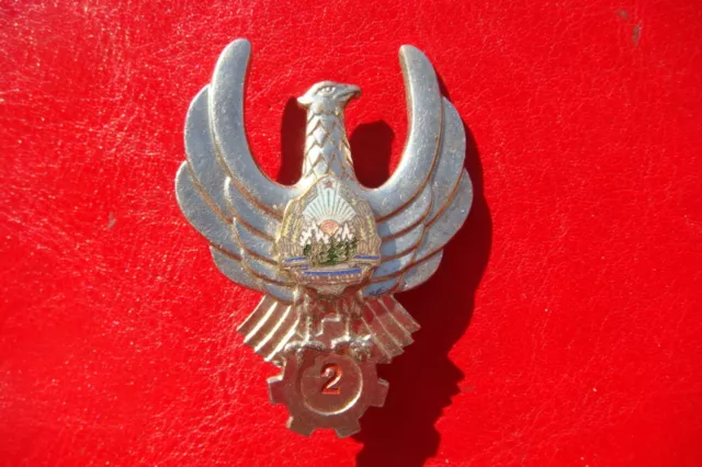 ROMANIAN AIR FORCE RSR MECHANIC 2nd CLASS BADGE