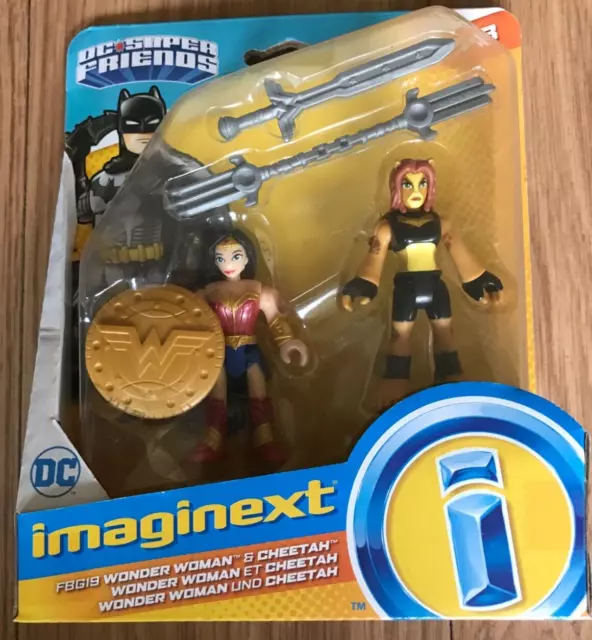 Fisher-Price Imaginext DC  Super Friends Wonder Woman & Cheetah ~Brand New