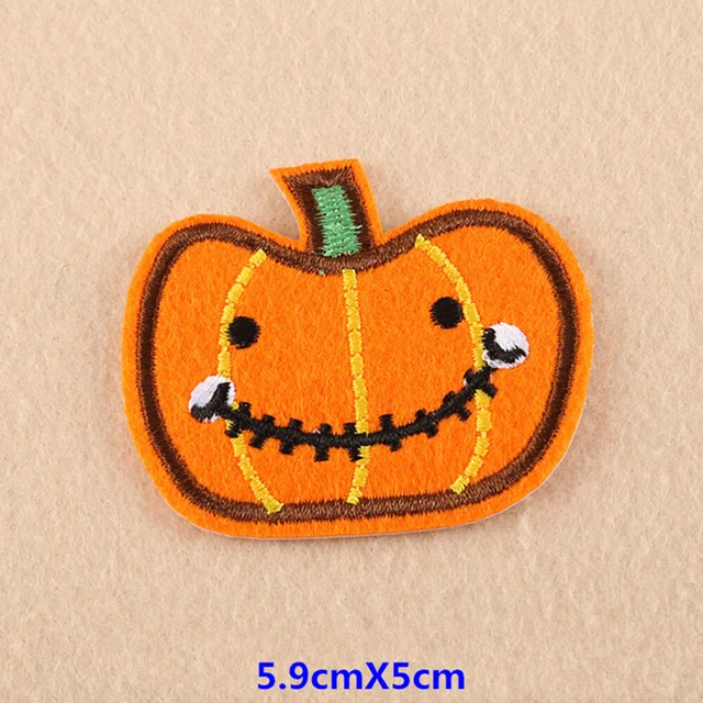 11 Pcs Cartoon Patches Spooky Stickers Clothing Jackets Appliques 3