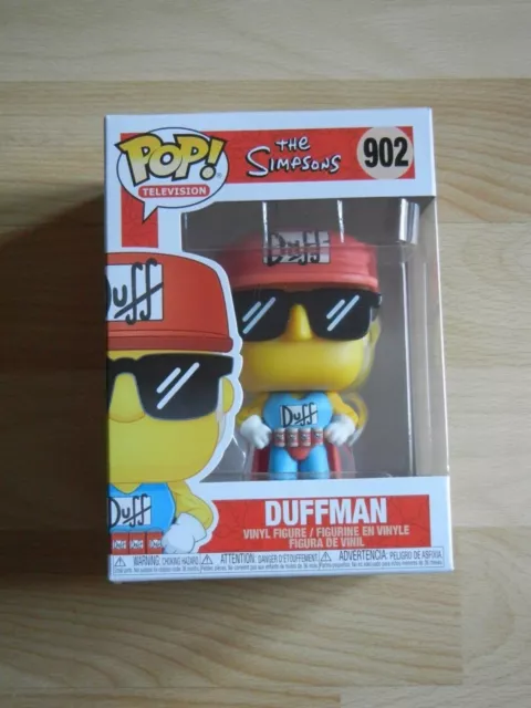 Funko Pop Television #902 Duffman - Simpsons - NEU OVP