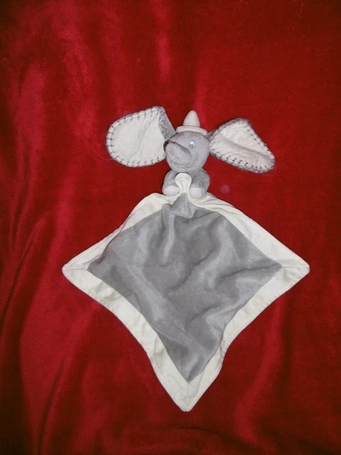 Doudou Dumbo l'Eléphant Simba Disney Nicotoy Gris Mouchoir