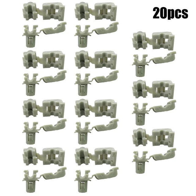 20 PEZZI clip per Buick per Cadillac maniglia nylon grigio alta qualità