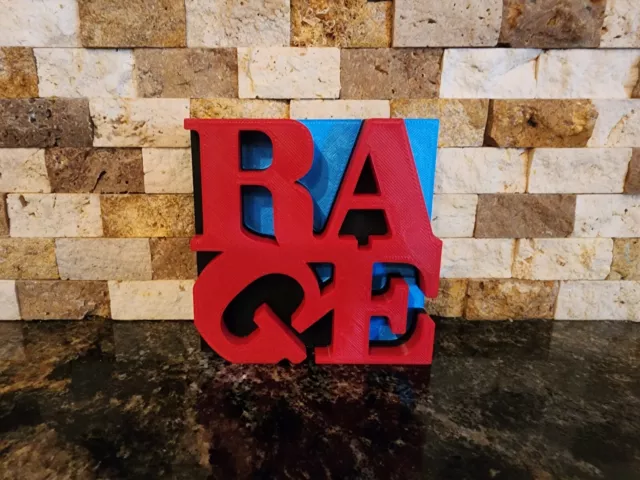 Rage Against the Machine Renegades Album 3D Display