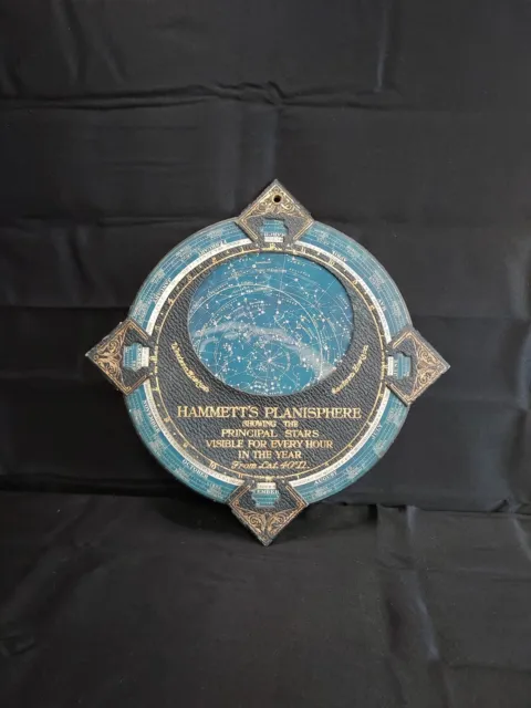 Rare ca. 1890 Hammett's Planisphere Made England Star Space Map Celestial Chart