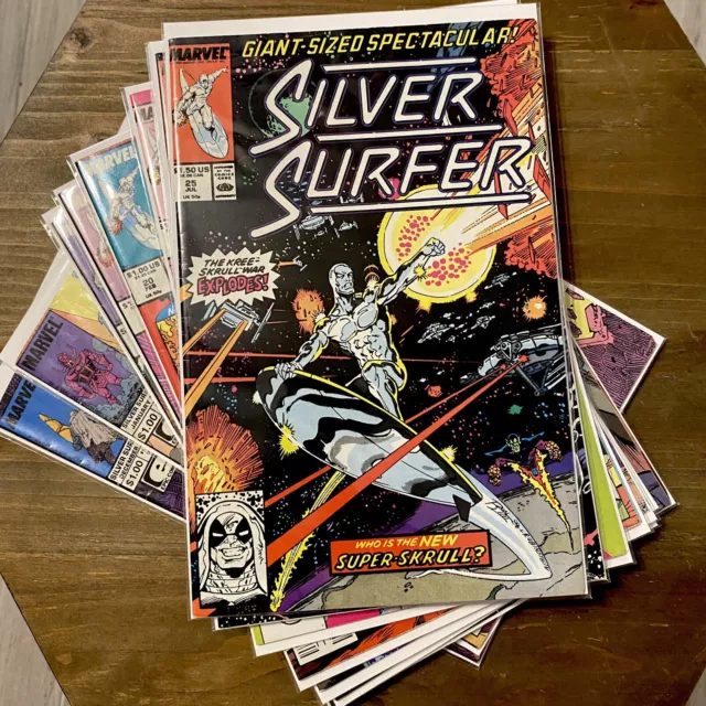 Silver Surfer Set of 10: 1988-1989/ Issues from Vol. 3 Run and 1988 Miniseries