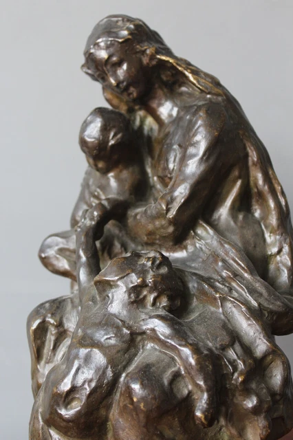 CARPEAUX & Susse - Notre Dame de Saint Cordon - Bronze signe