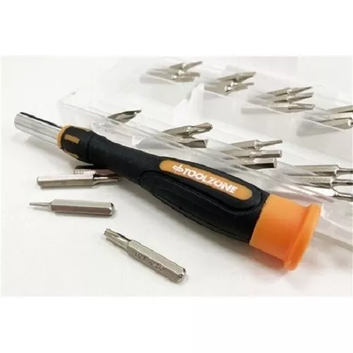 31PC Precision Screwdriver Torx Star Phillips slotted Hex key Security BITS SET