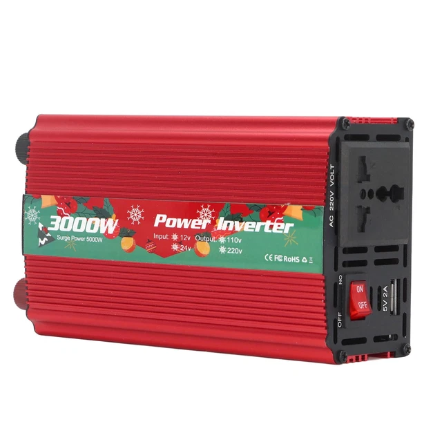 (220V)3000W DC12V à AC Onduleur à Onde Sinusoïdale Pour Le