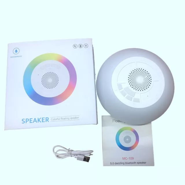 Boîte de Haut-Parleurs Bluetooth RGB 5W TWS avec Microphone sur L' E5Z97404