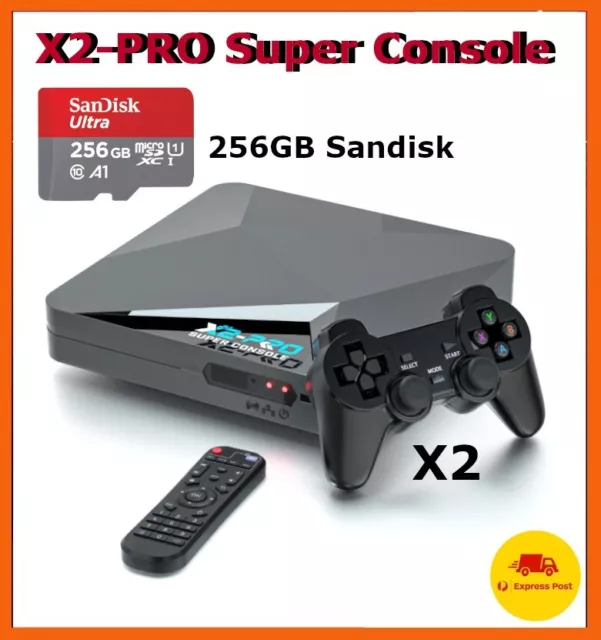 Super X2 Pro Classic Game Retro Video Game Console Android TV X2-PRO 256GB