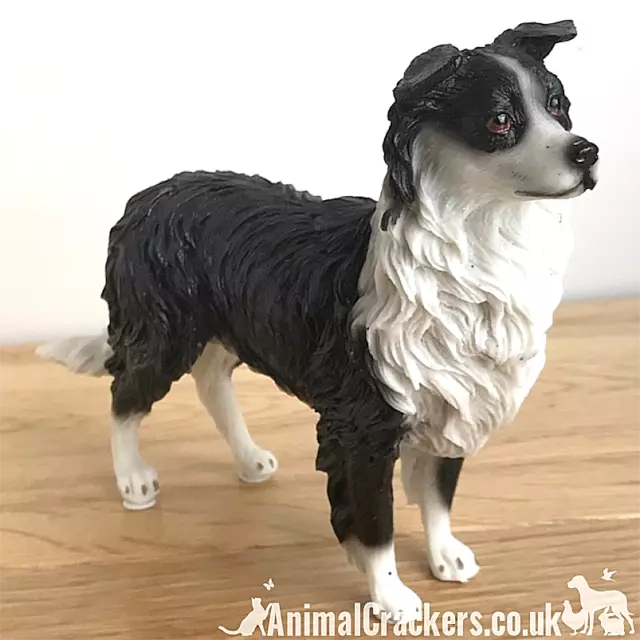 Border Collie Sheepdog Sheep Dog ornament sculpture figurine Leonardo gift boxed