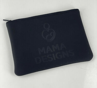 Baby Mama Nappy / Diaper Clutch Bag - Full Zip - Black