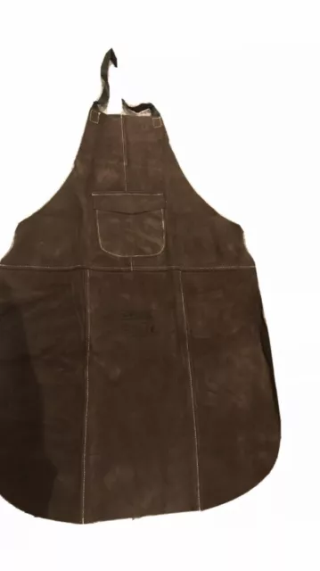 Premium Brown Leather Welders / Welding / Carpenters / Gardeners Safety Apron