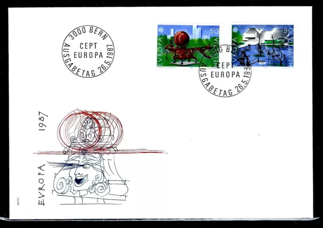 Europa-Cept - Schweiz MiNr. 1349 bis 1350 (FDC)