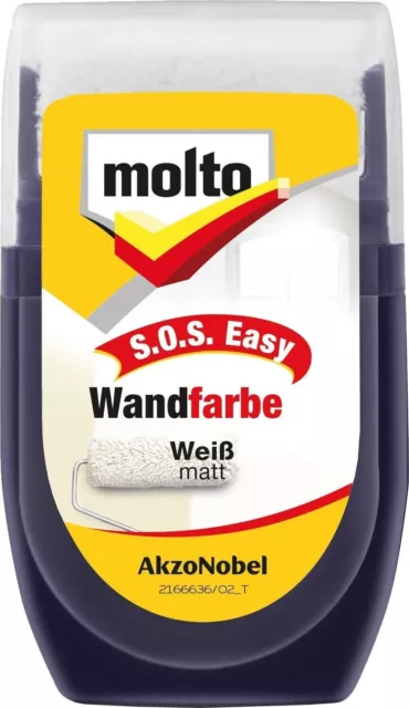 Molto S.O.S Easy Wall Paint 30 ml White