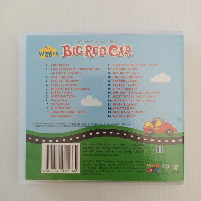 THE WIGGLES HERE Comes The Big Red Car CD Original Members 2006 26 ...