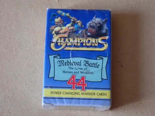 Sealed Champions Cards Medieval Battle The Game Of Heroes And Weapons (P233)