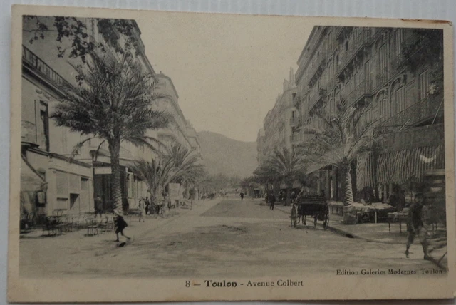 Toulon 83 CPA Avenue Colbert Good Condition Animated