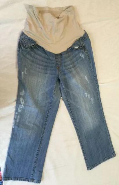 American Star Maternity Womens Jeans Capris Pants Size M