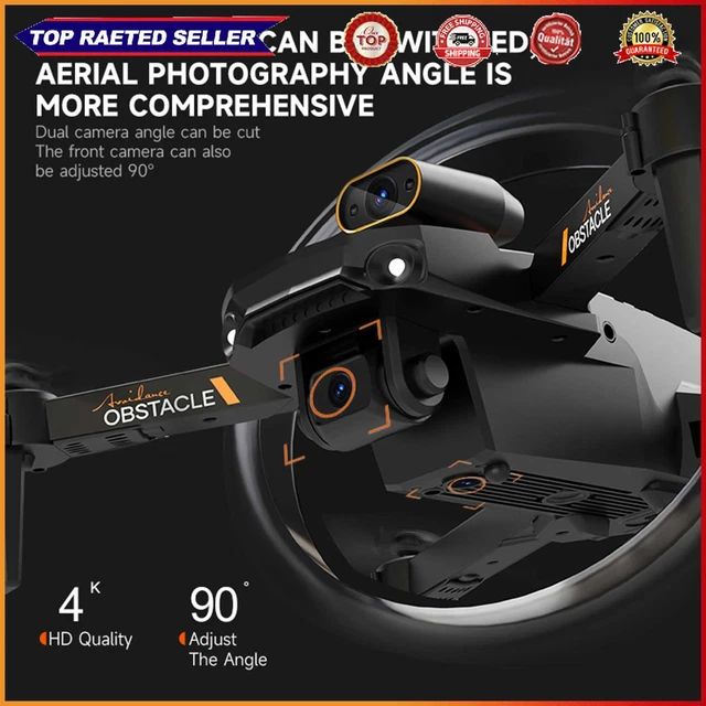 Lutian S91 fotografía aérea dron de radiocontrol 5G WiFi FPV 4K HD cámara de inducción trasera