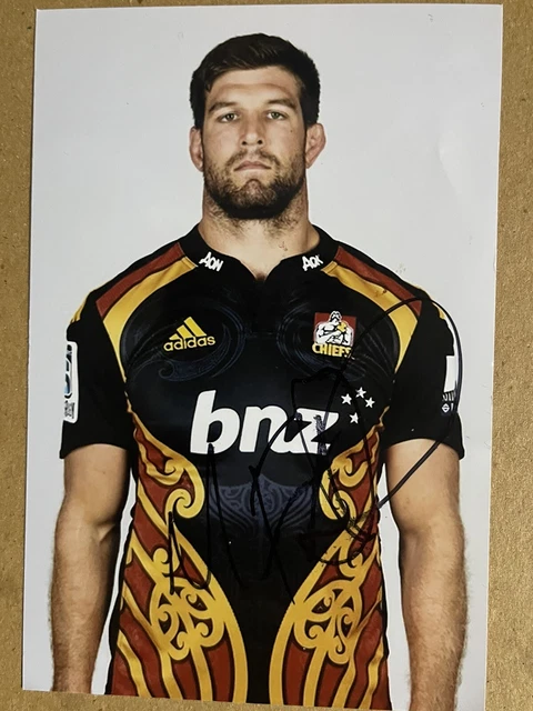 Michael Fitzgerald- Chiefs Rugby Signed 6x4 Photo