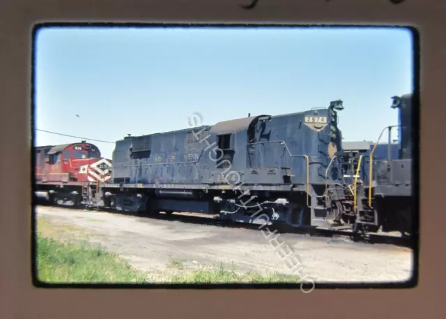 Original '76 Ektachrome Slide NW Norfolk Western 2574 RS11 New Haven, IN    37G2