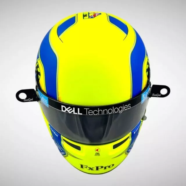 1:2 SCALE F1 HELMET VISOR TEAR OFFS Lando Norris Sungod  x 2 Accessory 2022 -