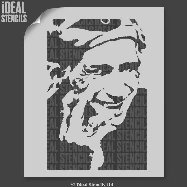 Keith Richard Stencil The Stones Portrait Home Wall Decoration Painting Stencil