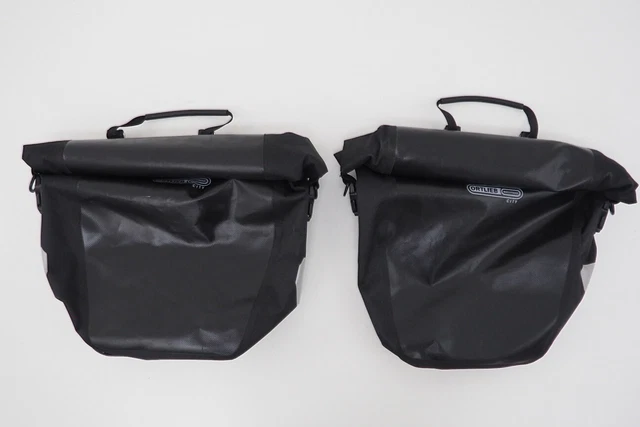Ortlieb Back-Roller City Waterproof Cycling Rear Rack Panniers 40L Set of 2