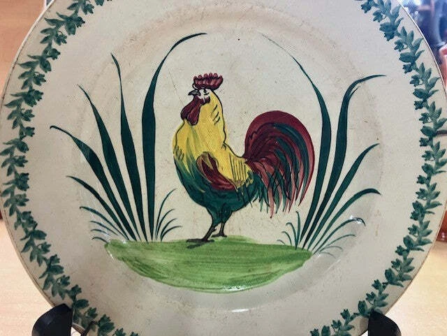 Assiette Parlante Humoristique Saint-Amand - L'automobilisme, Signée R. Roger